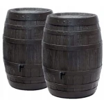 Zestaw 2x250L Zbiorniki na deszczówkę BOTAQUA umbra PROSPERPLAST