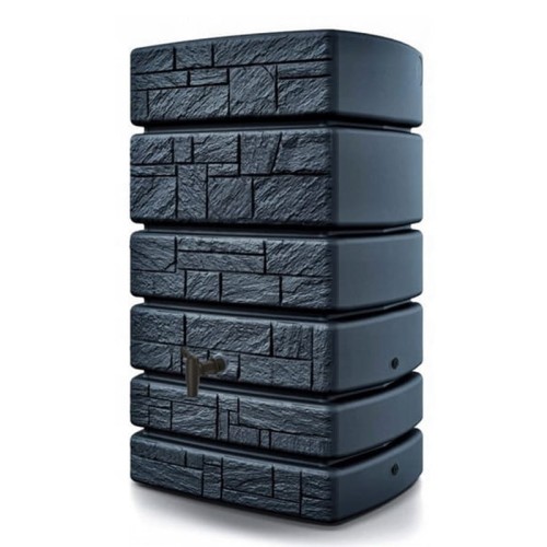 Zbiornik 500L na deszczówkę TOWER STONE antracyt PROSPERPLAST - Sklep Profitank