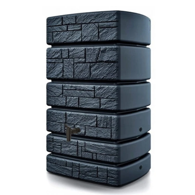 Zbiornik 500L na deszczówkę TOWER STONE antracyt PROSPERPLAST - Sklep Profitank