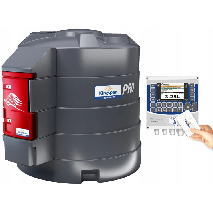 Zbiornik 5000L dwupłaszczowy do oleju napędowego FuelMaster PRO KINGSPAN 230V system kontroli ON MAŁA SKRZYNIA Sklep Profitank