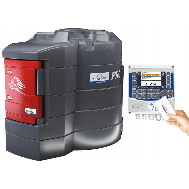 Zbiornik 5000L dwupłaszczowy do oleju napędowego FuelMaster PRO KINGSPAN 230V system kontroli ON DUŻA SKRZYNIA Sklep Profitank