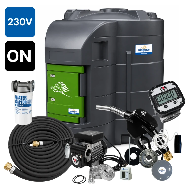 Zbiornik 9000L dwupłaszczowy do oleju napędowego FuelMaster Standard KINGSPAN 230V K600B/3 ON