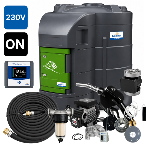 Zbiornik 9000L dwupłaszczowy do oleju napędowego FuelMaster SMART KINGSPAN 230V watchman FLO ON Sklep Profitank