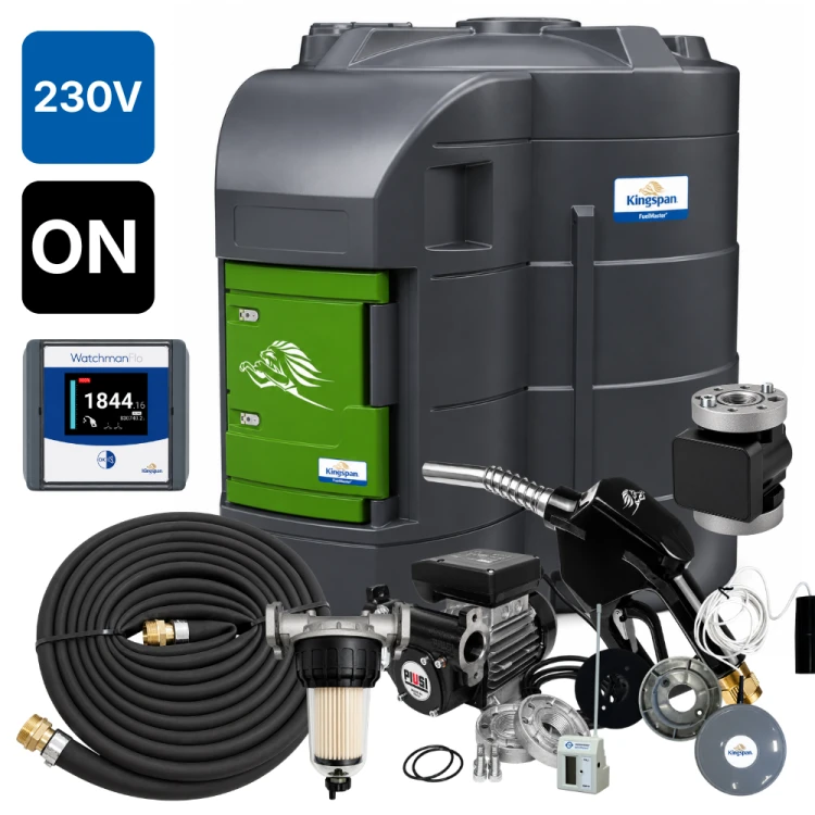 Zbiornik 9000L dwupłaszczowy do oleju napędowego FuelMaster SMART KINGSPAN 230V watchman FLO ON Sklep Profitank