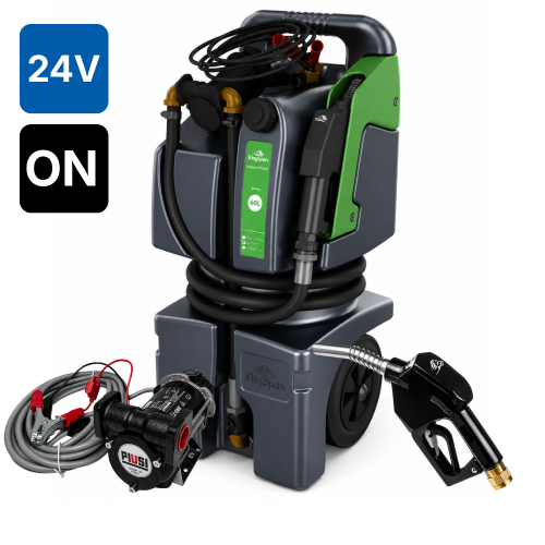 Zbiornik 60L mobilny do oleju napędowego TrolleyMaster KINGSPAN 24V ON Sklep Profitank
