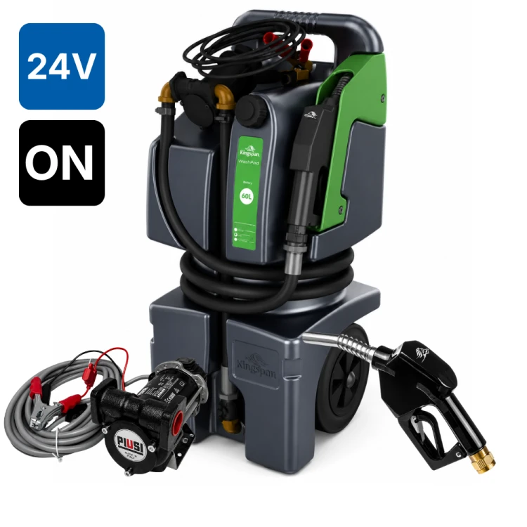 Zbiornik 60L mobilny do oleju napędowego TrolleyMaster KINGSPAN 24V ON Sklep Profitank