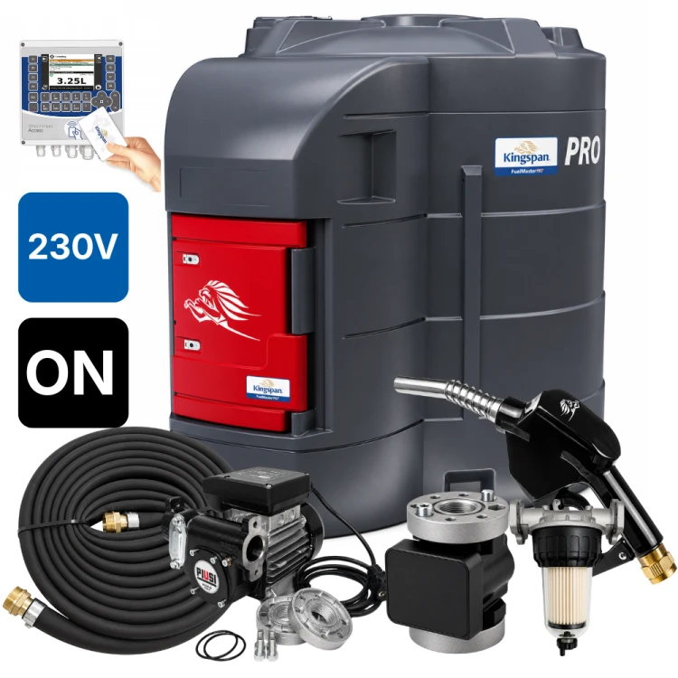 Zbiornik 9000L dwupłaszczowy do oleju napędowego FuelMaster PRO KINGSPAN 230V system kontroli ON Sklep Profitank