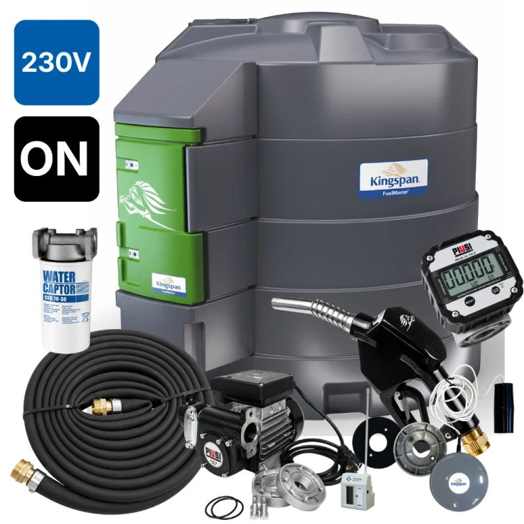Zbiornik 5000L dwupłaszczowy do oleju napędowego FuelMaster Standard KINGSPAN 230V K600B/3 ON Sklep Profitank