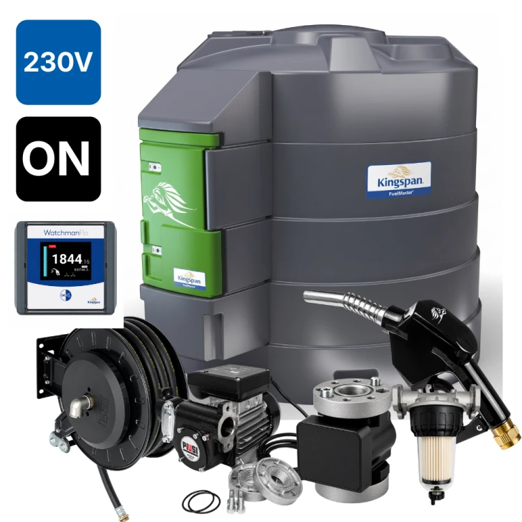 Zbiornik 5000L dwupłaszczowy do oleju napędowego FuelMaster SMART KINGSPAN 230V watchman FLO ON ze zwijadłem Sklep Profitank