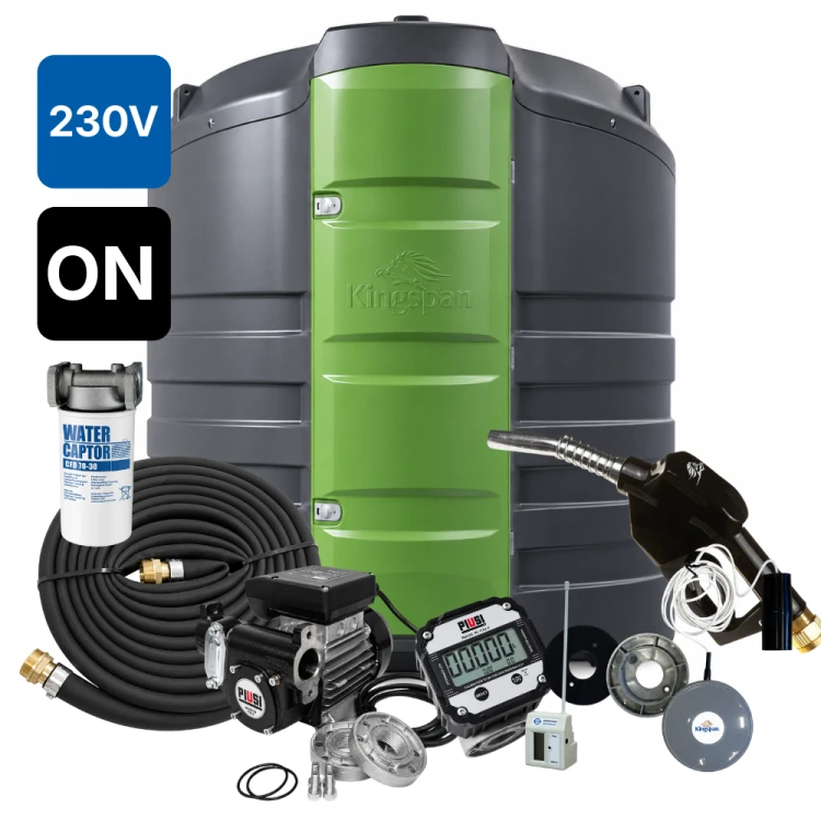 Zbiornik 2500L dwupłaszczowy do oleju napędowego FuelMaster Standard KINGSPAN 230V K600B/3 ON Sklep Profitank