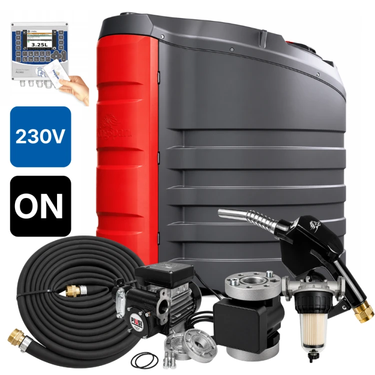 Zbiornik 2500L dwupłaszczowy do oleju napędowego FuelMaster PRO KINGSPAN 230V system kontroli ON Sklep Profitank