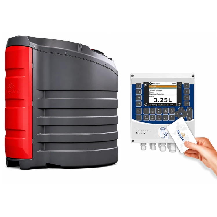 Zbiornik 2500L dwupłaszczowy do oleju napędowego FuelMaster PRO KINGSPAN 230V system kontroli ON ze zwijadłem Sklep Profitank