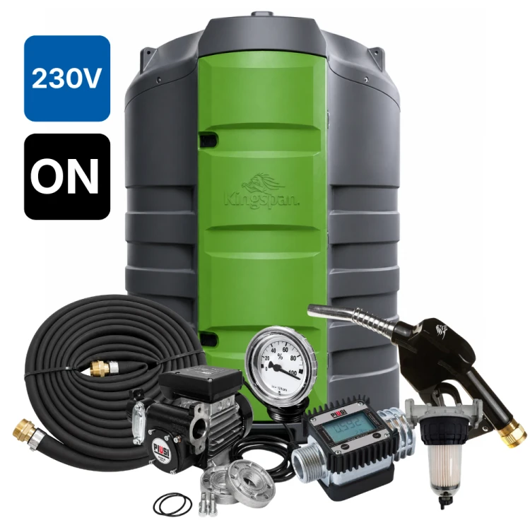 Zbiornik 1500L dwupłaszczowy do oleju napędowego FuelMaster ECO KINGSPAN 230V K24 ON Sklep Profitank