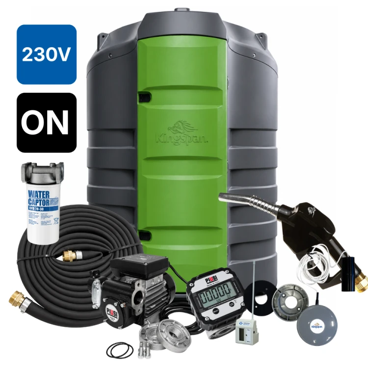 Zbiornik 1500L dwupłaszczowy do oleju napędowego FuelMaster Standard KINGSPAN 230V K600B/3 ON Sklep Profitank