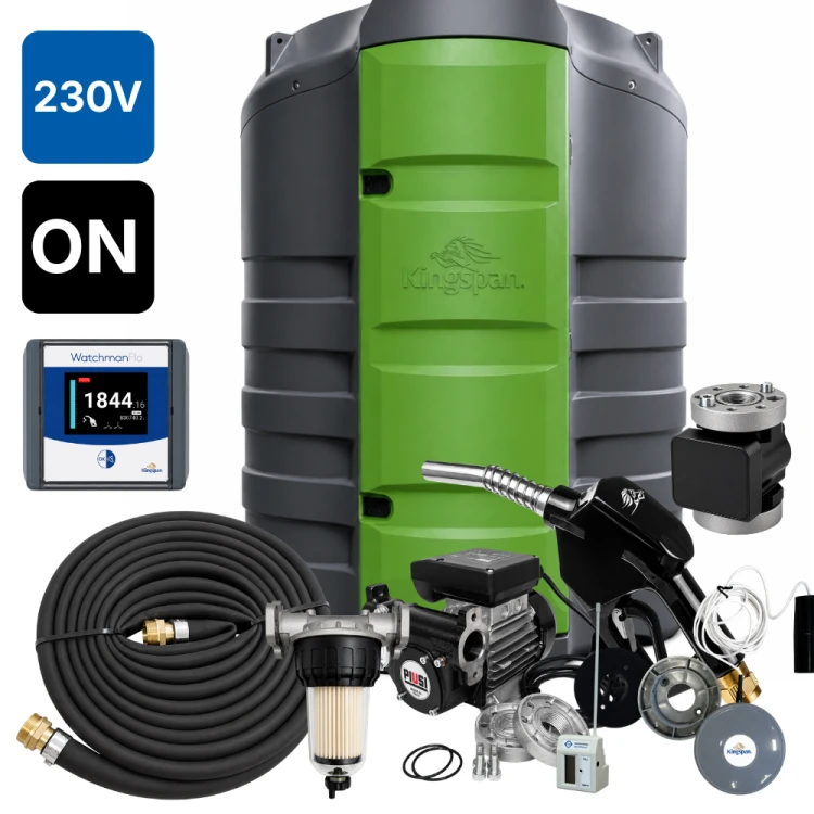 Zbiornik 1500L dwupłaszczowy do oleju napędowego FuelMaster SMART KINGSPAN 230V Watchman FLO ON Sklep Profitank