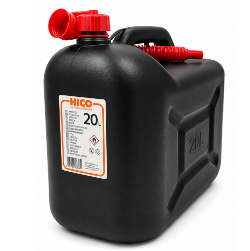Kanister 20L na paliwo Hico PB ON czarny Sklep Profitank