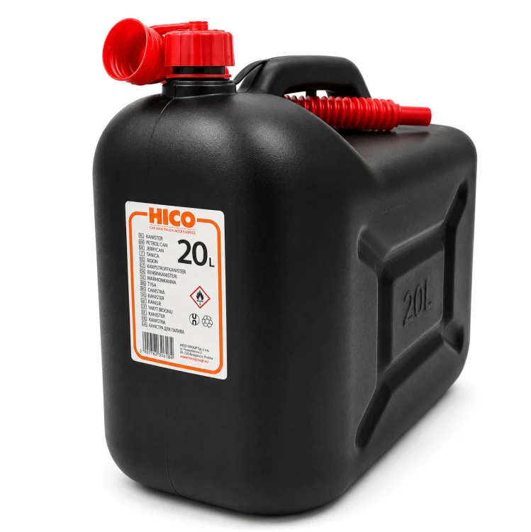 Kanister 20L na paliwo Hico PB ON czarny Sklep Profitank