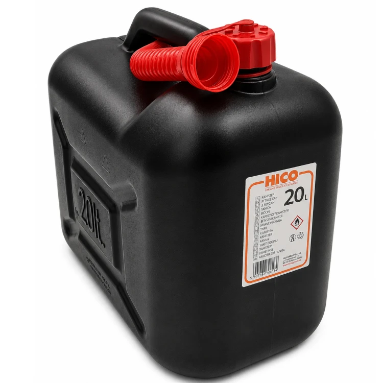Kanister 20L na paliwo Hico PB ON czarny Sklep Profitank