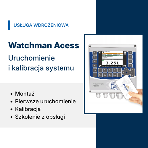 Uruchomienie, szkolenie i kalibracja systemu kontroli Kingspan Watchman Access Sklep Profitank