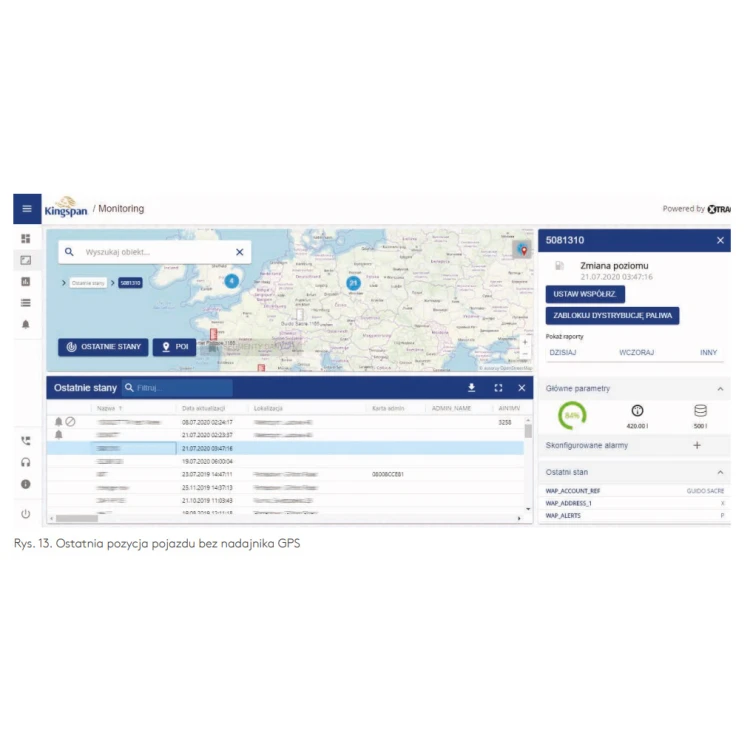 Kingspan Connect 10-letni dostęp do platformy abonament Sklep Profitank