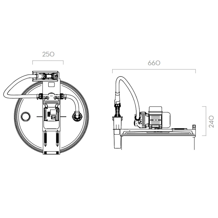 Dystrybutor SUZZARABLUE DRUM do beczki 230V PIUSI Adblue® Sklep Profitank