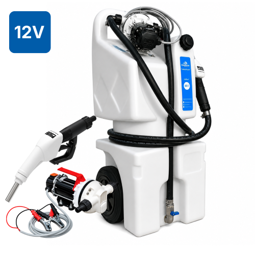 Zbiornik 60L mobilny do AdBlue® TrolleyMaster KINGSPAN z pompą PIUSI 12V SKlep Profitank
