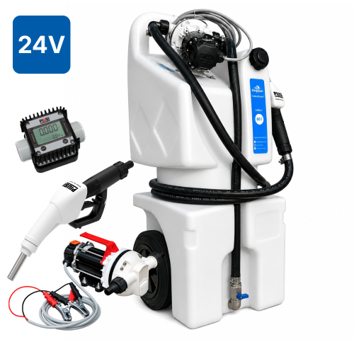 Zbiornik 60L mobilny do AdBlue® TrolleyMaster KINGSPAN z pompą 24V i liczniek K24 Sklep Profitank