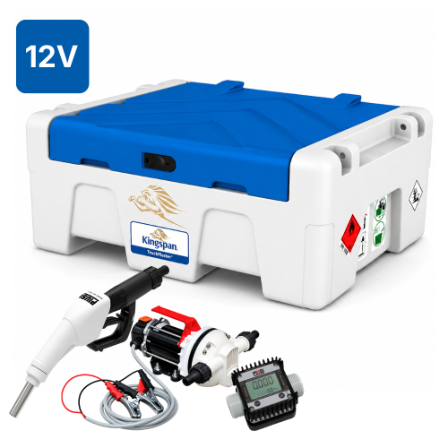 Zbiornik 200L niski mobilny do AdBlue® TruckMaster KINGSPAN z pompą 12V i licznikiem K24 Sklep Profitank