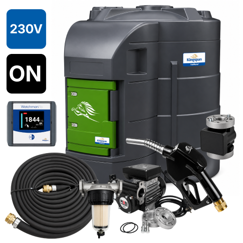 Zbiornik 9000L dwupłaszczowy do oleju napędowego FuelMaster SMART KINGSPAN 230V watchman FLO ON Sklep Profitank