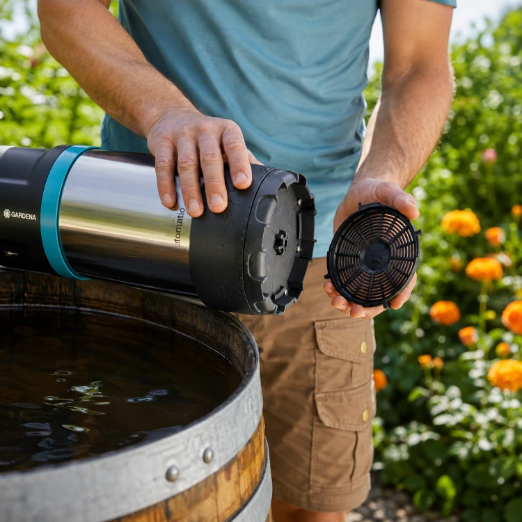 Gardena pompa do deszczówki 4700/2 inox automatic ogrodowa Sklep Profitank