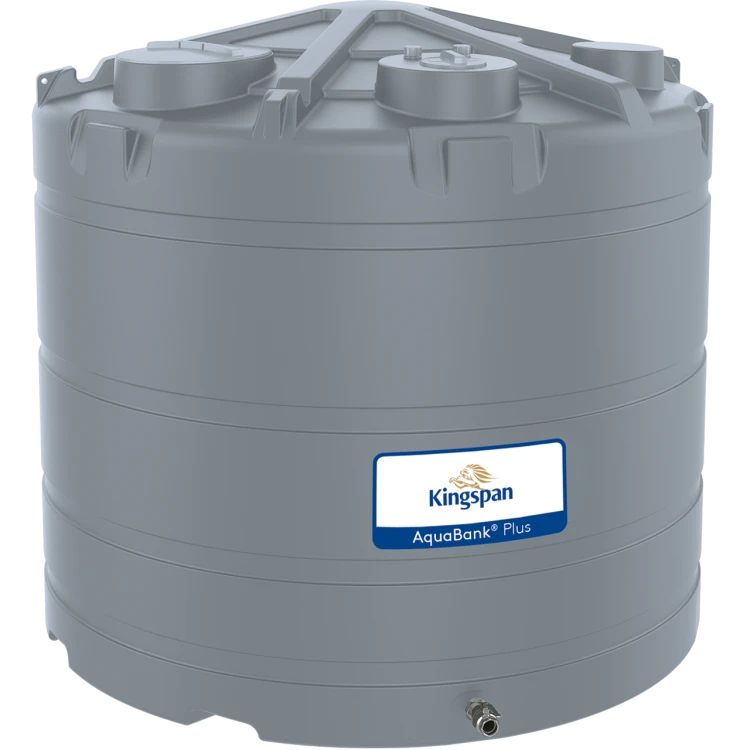 Zbiornik 15000L LP na wodę deszczówkę i RSM AquaBank® Plus Kingspan niski