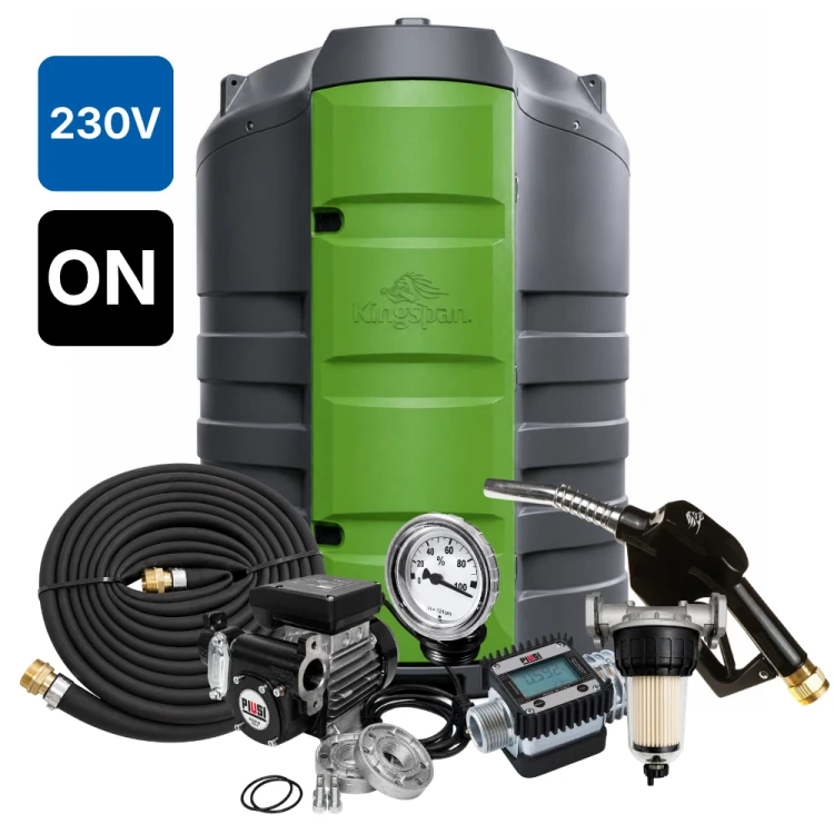 Zbiornik 1500L dwupłaszczowy do oleju napędowego FuelMaster ECO KINGSPAN 230V K24 ON Profitank-sklep_pl
